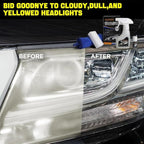 SOPAMI Automotive Headlight Restoration Kit Oxidized and Yellowed Automotive Headlamps Blurring Enhanced Crystallization Coating Refurbisher,Maximum Gloss & Shine – Extremely Hydrophobic