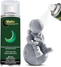 Matio Matte Clear Coat Spray Paint, 4.58oz/ 130g Matte Finish Spray Paint Coating, 268ml Sealer Spray for Arts & Craft,Work on Metal, Wood, Plastic,Wicker,Cardboard,Glass Ceramic Enamel,Painting,Model
