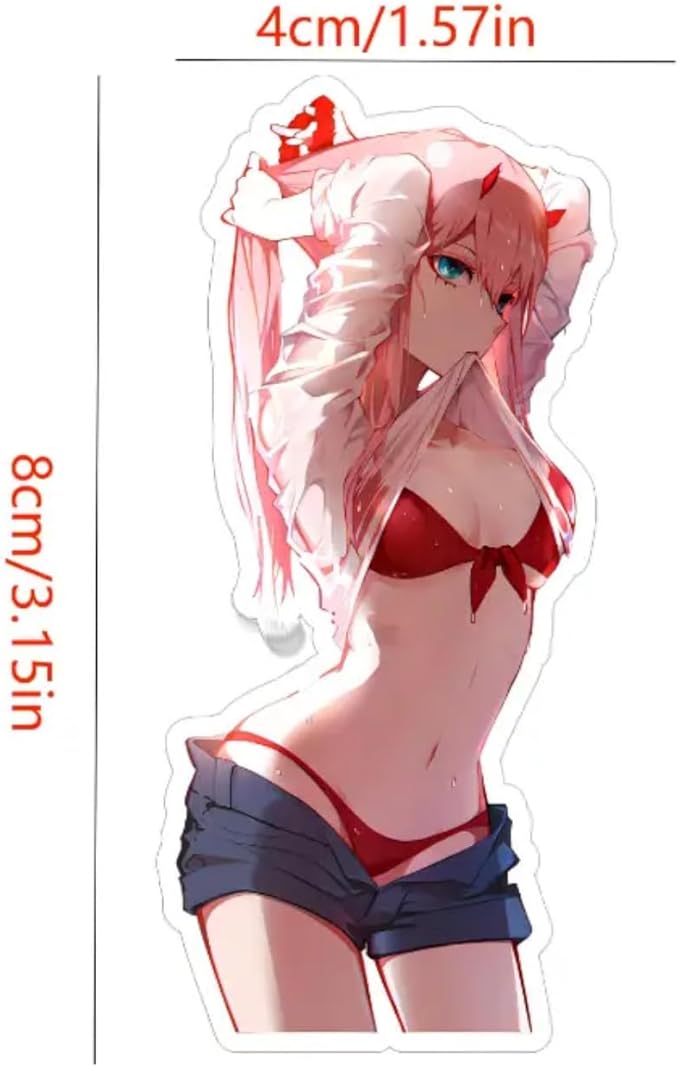 3 Pack Anime Sexy Car Air Freshener, Funny Decor Hanging Fresheners for Car Interior & Room Decorations, Gift
