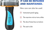 Plastic Restorer for Cars Resists Water, UV Rays, Dirt, Automobile Ceramic Coating Plastic Trim Restore with Handle Applicator, Not a Dressing, Highly Concentrated, 100ml