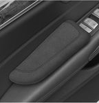 Italian Alcantara Style Fur Car Elbow Rest Pad - Universal Armrest & Knee Cushion - Thigh Support Comfort Pillow