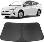 Windshield Sun Shade Custom Fit for 2016-2022 Toyota Prius Hatchback (NOT for Prius C or Prius V) Accessories Foldable Sunshade Sun Blocker Protect Car from Sun Rays & Heat Damage Keep Car Cooler