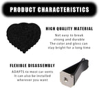 2PCS Car Air Vent Clip, Car Air Fresheners Vent Clips, Bling Air Vent Clips, Heart Shaped Crystal Air Conditioning Outlet Clip, Girl Car Accessories Air Vent Clip Universal for Most Car, Truck, SUV