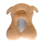 KAKIBLIN Baby Neck Pillow, Upgraded Baby Support Pillow,Head Pillows for Carseat, Newborn Neck Support for Car Seat, Stroller, Pushchair,Travel(Brown)