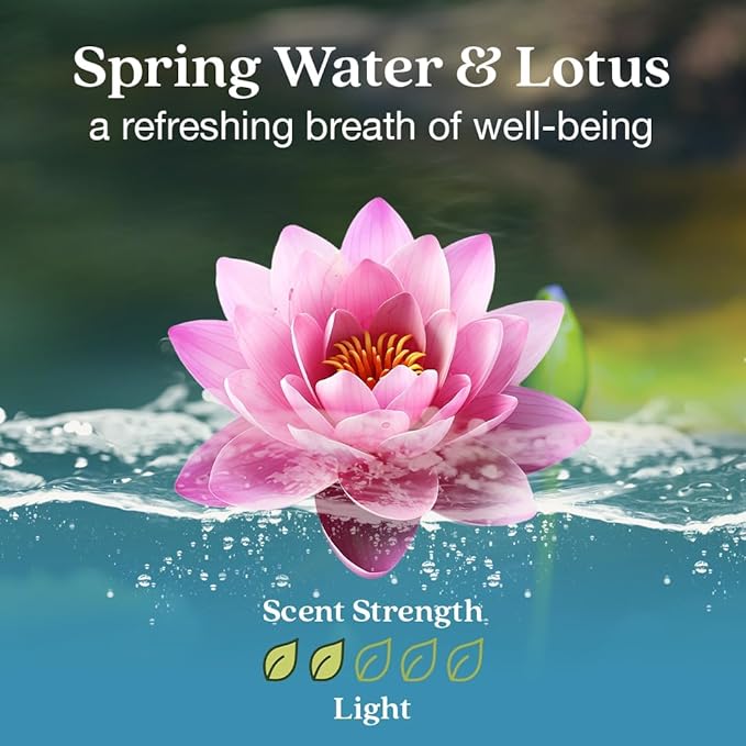 Enviroscent Non-Toxic* Car Air Freshener Auto Stix® - Scents Made Safer - Enjoy Fragrance Lasts Up to 480 Days - Includes Auto Stix® Diffusers & Elastic Loops - Spring Water & Lotus (Pack of 8)
