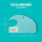 ulu Lagoon Hanging Car Air Freshener | Tropical Beach Coconut Surf Wax Scent Mini Wave | Long Lasting Car Freshener, Closet and Beyond | Made In USA | 3 Pack (Blue)