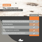 Odorcide Pet Urine Carpet Cleaner Stain Remover Concentrate – Pet Stain and Odor Remover - Pet Odor Eliminator w/Safe, Non-Enzymatic Formula (128 oz)