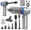 Mini Vacuum Cleaner, 2 in 1 27000PA Brushless Car Vacuum Air Duster 9000mAh Battery Air Blower Wireless Handheld Vacuum for Car,Office and Home
