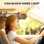 JoyTutus Car Sun Visor Sunshade Extender, Adjustable Car Sun Visor Extender Protects from Anti-Glare, UV Rays Blocker Windshield Sunshade Extender for car SUV(2 Pack)