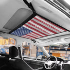 American Flag Print Car Roof Storage Bag Auto Seat Storage Hanging Bag Multi-Purpose Car Bag Storage Box Organizer Pouch Pocket One-Size-Fits Tidy Pouch Pocket Storage for Small Items