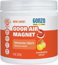 Gonzo Natural Magic Odor Air Magnet - Eliminates Odors from Closets, RV's, Rental Properties, Cars, Pet Areas, Bathrooms, Trash Areas Caused by Smoke, Pets, Garbage, 14oz, Citrus Scent