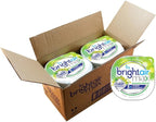 Bright Air Max Odor Eliminator Gel, For Medium-Size Spaces, Meadow Breeze Scent, 8 oz. Each, Case of 6, Advanced Odor Eliminator & Air Freshener, Natural Essential Oils, Lasts Up to 60 Days Each