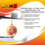 Dragon Ball Z Four-Star Dragon Ball Air Freshener, Orange Scent | Odor Eliminator For House, Car, Office | Clean Room Fresheners, Long-Lasting Fragrances | Novelty Anime Gifts