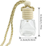 12 Pcs Car Air Freshener Perfume Bottle, Aromatherapy Fragrance Essential Oil Diffuser Hanging Perfume Pendant Auto Ornaments Decor Accessories