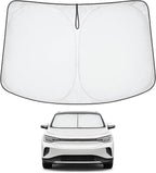 Proadsy Windshield Sun Shade for Volkswagen VW ID.4 2021-2025 2026 4-Layer Foldable Front Sunshade Protector Sun Visor Blocks UV Rays Keep Car Cooler Accessories