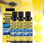 Car Scratch Removal Wax, 2026 New Scratch Remover for Vehicles, Car Paint Scratch Repair Kit for Deep Scratches, Universal Polishing Compound with Sponge (3pcs)