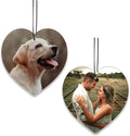 Custom Air Fresheners with Pictures - Personalized Photo air Freshener for Car, Double Sided Print Photo/Logo With Scents for Bedroom, Bathroom, Christmas Mother's Day Hanging Ornaments Holiday Gifts