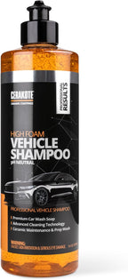 Cerakote Paint Care Bundle - Platinum Rapid Ceramic Paint Sealant (14 oz. Kit) with High Foam Vehicle Shampoo (16 oz.) and Microfiber Application Towels - Clean and Care for Vehicle's Paint