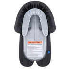 COOLBEBE New 2-in-1 Babybody Supports for Baby Newborn Infants - Extra Soft Stroller Cushion Pads Car Seat Insert, Seasons, Black