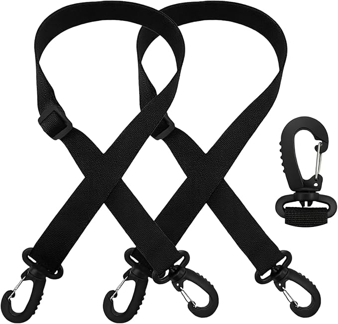 Car Seat Cover for Back Seat, 2-Pack Adjustable Elastic Straps, Heavy-Duty Nylon Replacement