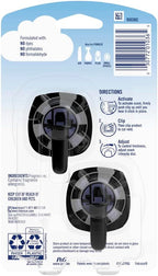 Febreze Car Vent Clip Air Freshener, Odor Eliminator for Up to 30 Days Freshness, 2 Clips (Lush)