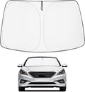 Proadsy 2026 Upgrade Front Windshield Sun Shade Foldable Sunshade Protector Custom Fit 2015-2019 Sonata Sedan Accessories