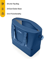 RTIC 2-in-1 Chillout Bag Soft Insulated Cooler Tote, Portable, for Lunch, Beach, Travel, Drink, Beverage, Car, Camping, Picnic, 24-Can Capacity,