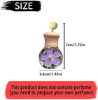 Daisy Bottle Car Air Freshener Clips, 2 Pcs Cute Daisy Car Air Vent Clip, Coquette Auto Air Conditioning Outlet Diffuser Perfume Clips, Interior Decoration (Purple, one size)