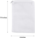 20 Pieces Aquarium Filter Bags Fish Tank Media Mesh Filter Bags Net Bag with Zipper for Charcoal Pelletized Remove Activated Carbon, Biospheres, Ceramic Rings