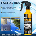 NUAN 300ml Car Coating Spray Kit, Nano Hydrophobic Ceramic Coating, Easy-to-Spray Auto Paint Protection, Includes Microfiber Cloth for Vehicle Shine & Protection