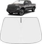 Proadsy 2026 Upgrade Front Windshield Sun Shade Foldable Sunshade Protector Custom Fit Tundra 2007-2021 Limited Sr5 Platinum Accessories