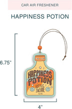 Studio Oh! Scented Hanging Car Air Fresheners - Pack of 2 Car - Natural & Exclusive Fragrance with DeoBoost Technology - Unique Design with Decorative Bead - Happiness Potion