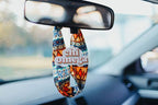 Sorority Shop Chi Omega Air Freshener - Retro Design, Bubblegum Scented for Car or Dorm, Sorority Gift, Charm Paraphernalia