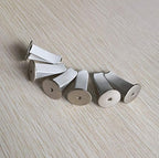 20 Pcs Metal Round Head Car Air Vent Clips Auto Freshener Clips Car Air Conditioner Car Outlet Perfume Clips White