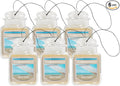Yankee Candle Car Air Fresheners, Hanging Car Jar Ultimate, Neutralizes Odors Up To 30 Days, Sun & Sand, 0.96 OZ (Pack of 6)