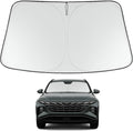 Proadsy Windshield Sun Shade for Hyundai Tucson 2026 2025 2024 2023 2022 Front Window Sunshade Protector Foldable Sun Visor Blocks UV Rays Keep Car Cooler