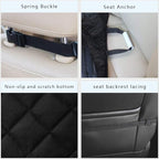 Waterproof Front Seat Car Cover, Pet Front Cover for Cars, Scratch Proof & Nonslip Seat Pet Cover, Dog Car Seat Cover with Seat Belt Fits Most Cars, Suvs