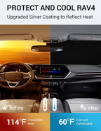 Proadsy Windshield Sun Shade for Chevrolet Trax 2024 2025 2026 Custom Fit Foldable Front Sunshade Protector Sun Visor Blocks UV Rays Keep Car Cooler Accessories