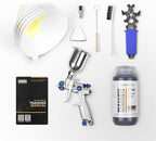 CERAKOTE® Glacier Black Coating Kit (C-7600 16 oz.) - Everything Needed to Spray Cerakote - Air Cure - Durable, High Temp Performance Ceramic Coating (1800°F Rating)
