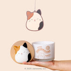 Studio Oh! x Squishmallow Cam Car Air Fresheners, Pack of 2 Scented Hanging Car Air Freshener, Maple, Cinnamon, Nutmeg, Tonka Bean Butter, and Vanilla Sugar - Purrrfect Maple Donut