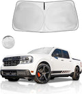 Windshield Sun Shade Fit 2026 2025 2024 2023 2022 Ford Maverick Hybrid, XL, XLT, Lariat Foldable Front Window Sunshade Accessories Truck Pickup Sun Visor UV Protector Heat Shield Window Cover