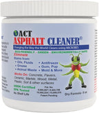 ACT Asphalt Cleaner – Eco-Friendly Dry Powder Oil Stain Remover for Driveways, Parking Lots & Roadways | HOA Approved | Bioremediation Formula | Safe around Pets | 8oz