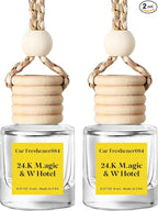 Car Air Freshener Hanging,Long Lasting Car Air Fresheners, Car Fresheners for Women, Cute Air Diffuser for Car, Made in USA(2 Pack)