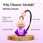 Car Air Freshener 8ml | Perfume Style Freshener Inspired by Baccarat rouge 540 Fragrance | Natural Essential Oil Glass Bottle with Wooden Diffuser | Lasts Up to 60 Days
