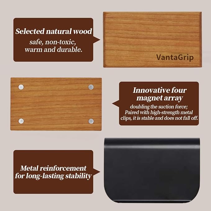 Car Air Freshener - The Original Wood Air Freshener - Car Odor Eliminator - Long Lasting Scent - Auto Accessories - Metal Clip - Essential Oils - Clean Ingredients - Cabana Scent Starter Kit