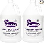 FOLEX 128 oz Instant Carpet Spot Remover Carpet Cleaner Gallon Refill - Removes Pet Accidents, Grease, Red Wine and More - 2 Pack