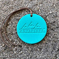 Air Flair | Leather Car Air Freshener | Adventure (Turquoise, 4) Butt Naked Scent)
