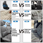 Car Seat Covers Full Set Custom Fit for Chevrolet/Chevy Trailblazer 2021-2026 - Premium Faux Leather with Lumbar Support | Breathable, Waterproof, Anti-Slip, Durable (Gray,Full Set)
