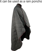 Poncho Liner Military Blanket Camo with Compression Carry Bag for Outdoors Hiking Jungle Hunting Gear