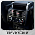 2PCS Bling Heart Air Vent Clips, Heart Shaped Crystal Air Freshener Vent Clips, Rhinestone Air Conditioning Outlet Clip, Universal Interior Decor Car Accessories for Women Girls (Pink)